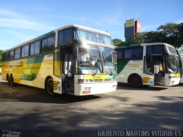 Empresa Gontijo de Transportes 15945 na cidade de Vitória, Espírito Santo, Brasil, por Gilberto Martins. ID da foto: 1606465.