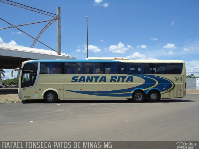 Expresso Santa Rita 341 na cidade de Patos de Minas, Minas Gerais, Brasil, por RAFAEL  JUNIO FONSECA. Número da foto: #1607596.
