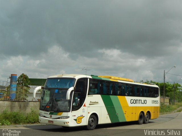 Empresa Gontijo de Transportes 17155 na cidade de Recife, Pernambuco, Brasil, por Vinicius Silva. Número da foto: #1606554.