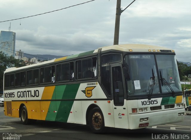 Empresa Gontijo de Transportes 10385 na cidade de Belo Horizonte, Minas Gerais, Brasil, por Lucas Nunes. ID da foto: 1607460.