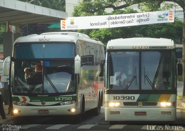 Empresa Gontijo de Transportes 10390 na cidade de Belo Horizonte, Minas Gerais, Brasil, por Lucas Nunes. ID da foto: 1607467.