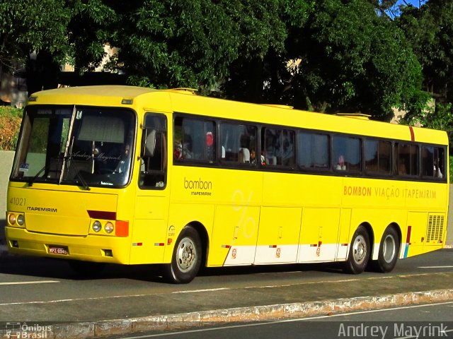 Viação Itapemirim 41021 na cidade de Belo Horizonte, Minas Gerais, Brasil, por Andrey Gustavo. Número da foto: #1607609.