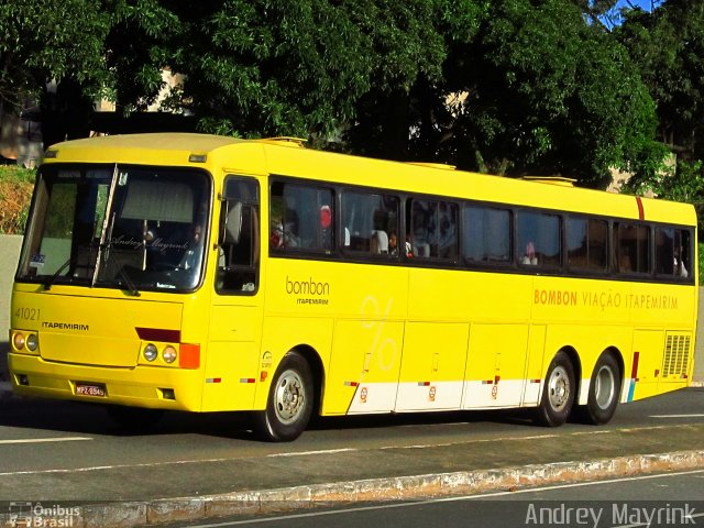 Viação Itapemirim 41021 na cidade de Belo Horizonte, Minas Gerais, Brasil, por Andrey Gustavo. ID da foto: 1607609.