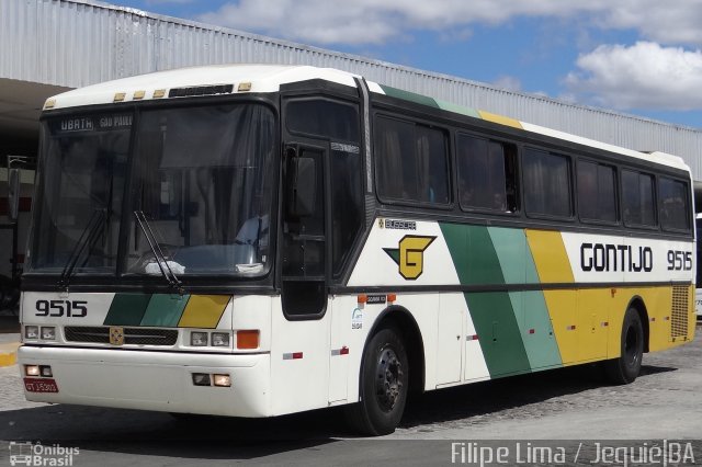 Empresa Gontijo de Transportes 9515 na cidade de Jequié, Bahia, Brasil, por Filipe Lima. ID da foto: 1606241.