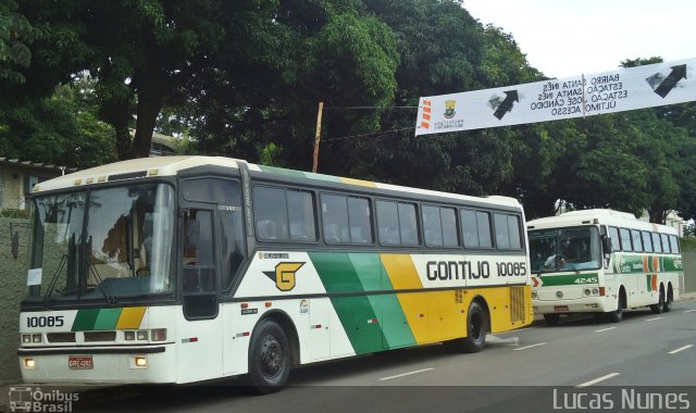 Empresa Gontijo de Transportes 10085 na cidade de Belo Horizonte, Minas Gerais, Brasil, por Lucas Nunes. ID da foto: 1607363.