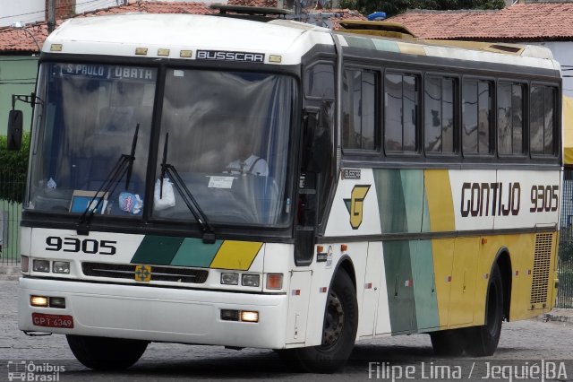 Empresa Gontijo de Transportes 9305 na cidade de Jequié, Bahia, Brasil, por Filipe Lima. ID da foto: 1606244.