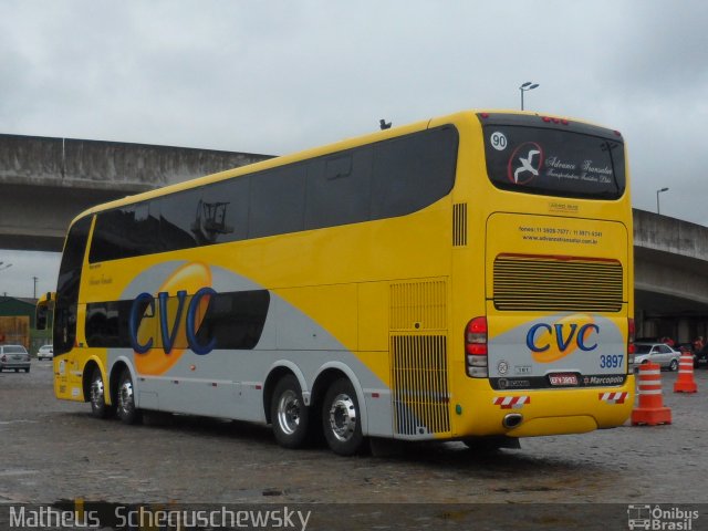 CVC Turismo 3897 na cidade de Santos, São Paulo, Brasil, por Matheus  Scheguschewsky. Número da foto: #1609870.