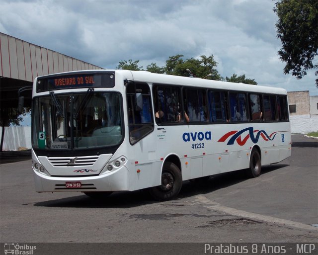 AVOA - Auto Viação Ourinhos Assis 41222 na cidade de Ourinhos, São Paulo, Brasil, por Cristiano Soares da Silva. Número da foto: #1609148.