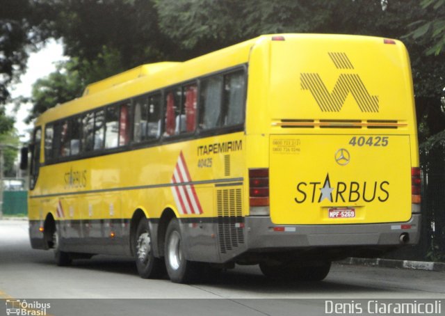 Viação Itapemirim 40425 na cidade de São Paulo, São Paulo, Brasil, por Denis Ciaramicoli. ID da foto: 1608123.