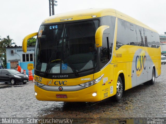 CVC Turismo 3122 na cidade de Santos, São Paulo, Brasil, por Matheus  Scheguschewsky. Número da foto: #1609882.
