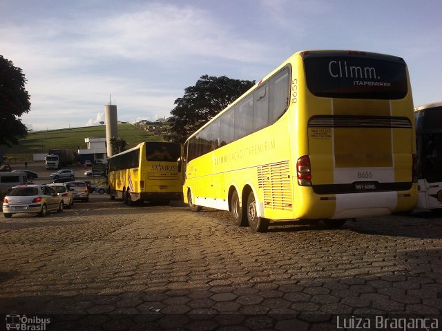 Viação Itapemirim 8655 na cidade de João Monlevade, Minas Gerais, Brasil, por Luiza Bragança. Número da foto: #1609274.