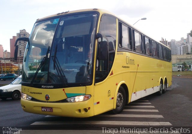 Viação Itapemirim 8115 na cidade de Ribeirão Preto, São Paulo, Brasil, por Tiago Henrique Garcia dos Santos. ID da foto: 1608962.