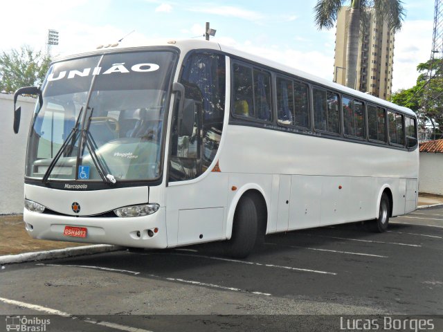 Expresso União 10123 na cidade de Araxá, Minas Gerais, Brasil, por Lucas Borges . Número da foto: #1611239.