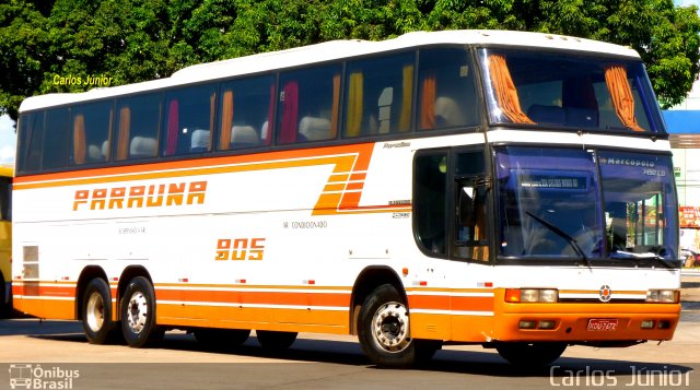 Viação Paraúna 905 na cidade de Goiânia, Goiás, Brasil, por Carlos Júnior. Número da foto: #1610186.