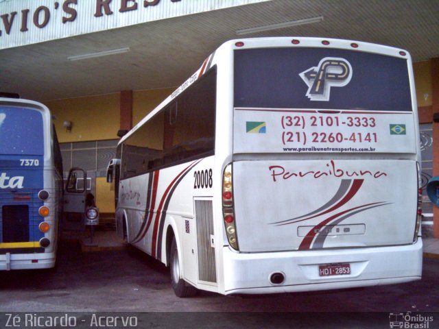 Paraibuna Transportes 20008 na cidade de Juiz de Fora, Minas Gerais, Brasil, por Zé Ricardo Reis. Número da foto: #1610145.