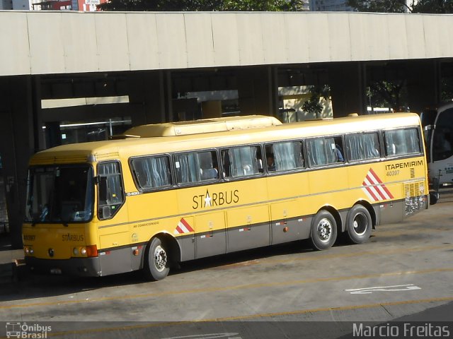 Viação Itapemirim 40397 na cidade de Ribeirão Preto, São Paulo, Brasil, por Marcio Freitas. Número da foto: #1611166.