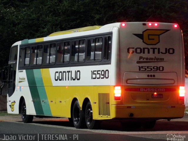 Empresa Gontijo de Transportes 15590 na cidade de Teresina, Piauí, Brasil, por João Victor. ID da foto: 1612044.