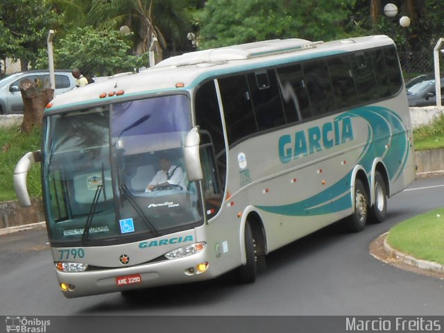 Viação Garcia 7790 na cidade de Ribeirão Preto, São Paulo, Brasil, por Marcio Freitas. ID da foto: 1611379.