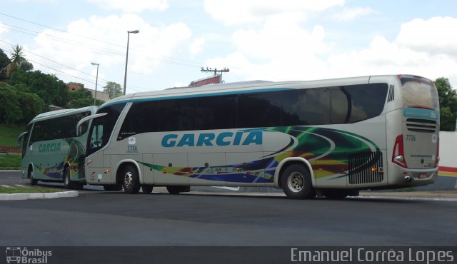 Viação Garcia 7726 na cidade de Bauru, São Paulo, Brasil, por Emanuel Corrêa Lopes. Número da foto: #1611735.