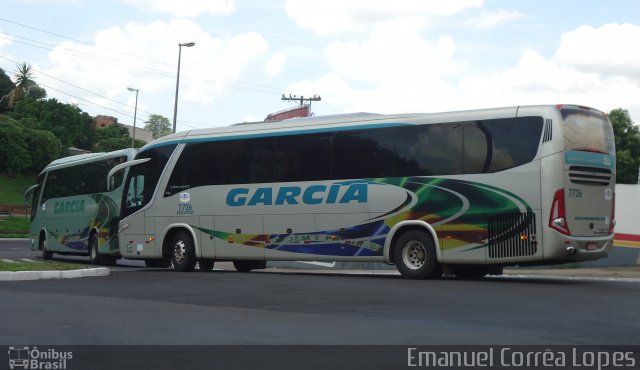 Viação Garcia 7726 na cidade de Bauru, São Paulo, Brasil, por Emanuel Corrêa Lopes. ID da foto: 1611735.