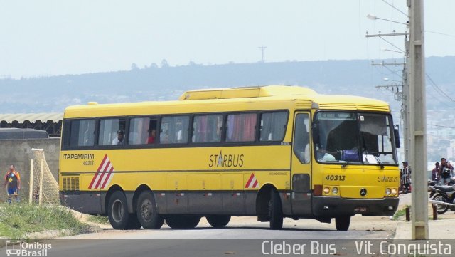 Viação Itapemirim 40313 na cidade de Vitória da Conquista, Bahia, Brasil, por Cleber Bus. ID da foto: 1610072.