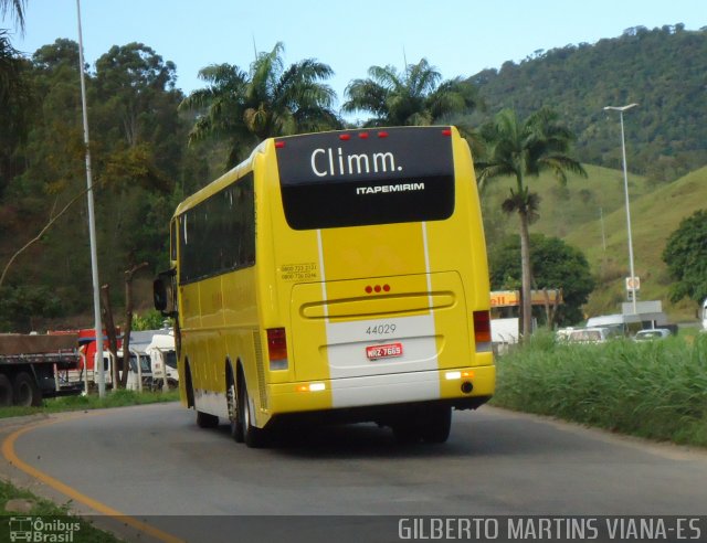 Viação Itapemirim 44029 na cidade de Viana, Espírito Santo, Brasil, por Gilberto Martins. Número da foto: #1610129.