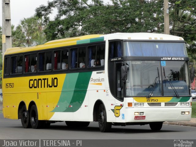 Empresa Gontijo de Transportes 15750 na cidade de Teresina, Piauí, Brasil, por João Victor. ID da foto: 1613073.