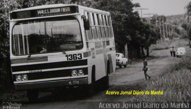 Rápido Araguaia 1363 na cidade de Goiânia, Goiás, Brasil, por Carlos Júnior. ID da foto: 1613042.