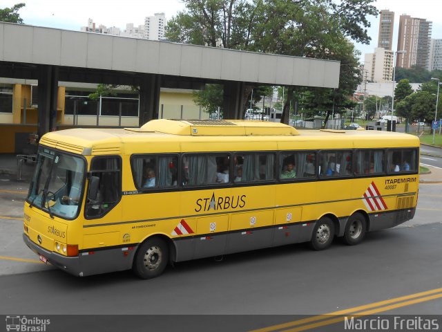 Viação Itapemirim 40087 na cidade de Ribeirão Preto, São Paulo, Brasil, por Marcio Freitas. ID da foto: 1612514.