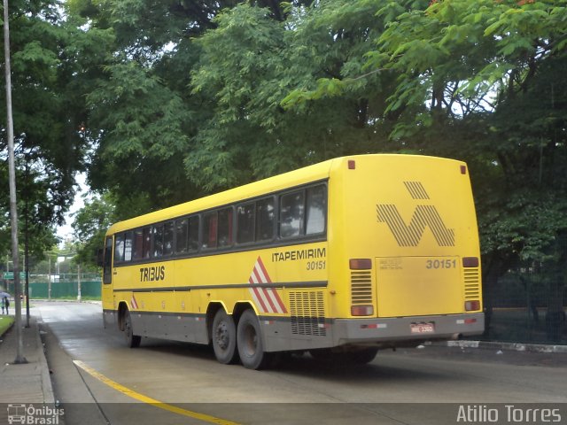 Viação Itapemirim 30151 na cidade de São Paulo, São Paulo, Brasil, por Atilio Torres. ID da foto: 1614672.