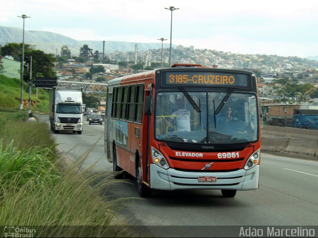 Viação Santa Edwiges 69861 na cidade de Belo Horizonte, Minas Gerais, Brasil, por Adão Raimundo Marcelino. Número da foto: #1614182.
