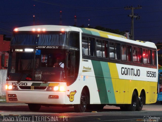 Empresa Gontijo de Transportes 15590 na cidade de Teresina, Piauí, Brasil, por João Victor. Número da foto: #1612261.