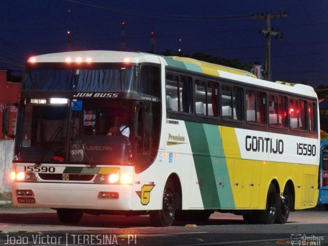 Empresa Gontijo de Transportes 15590 na cidade de Teresina, Piauí, Brasil, por João Victor. ID da foto: 1612261.