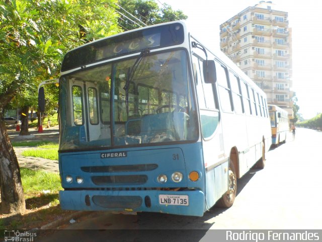 Ônibus Particulares LNB7135 na cidade de Além Paraíba, Minas Gerais, Brasil, por Rodrigo Fernades. Número da foto: #1612767.