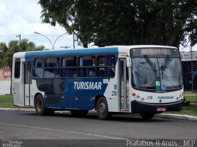 Turismar Transporte e Turismo 278 na cidade de Ourinhos, São Paulo, Brasil, por Cristiano Soares da Silva. Número da foto: #1612933.