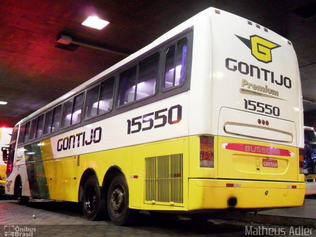 Empresa Gontijo de Transportes 15550 na cidade de Belo Horizonte, Minas Gerais, Brasil, por Matheus Adler. ID da foto: 1614291.