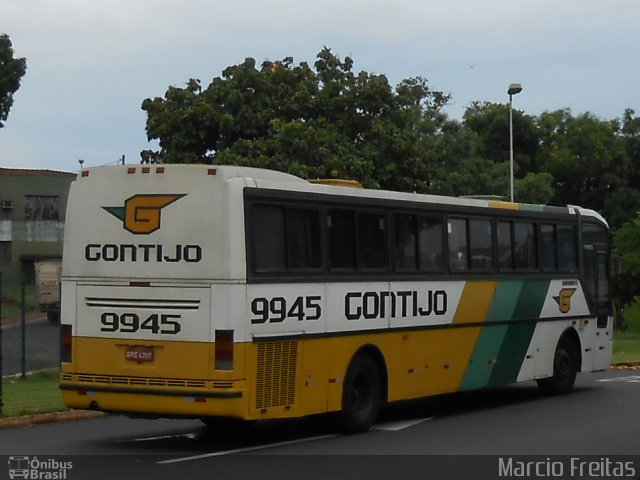 Empresa Gontijo de Transportes 9945 na cidade de Ribeirão Preto, São Paulo, Brasil, por Marcio Freitas. ID da foto: 1612511.