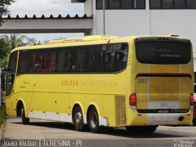 Viação Itapemirim 5531 na cidade de Teresina, Piauí, Brasil, por João Victor. ID da foto: 1613983.