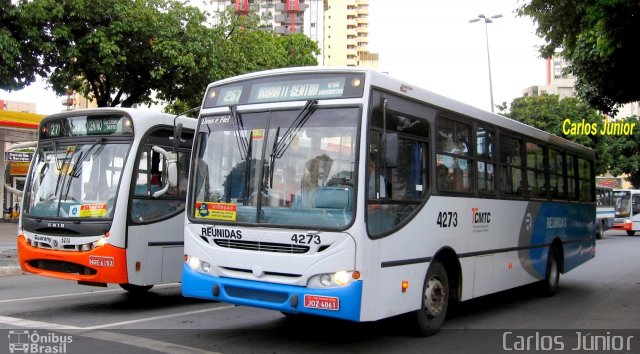 Viação Reunidas 4273 na cidade de Goiânia, Goiás, Brasil, por Carlos Júnior. Número da foto: #1613009.