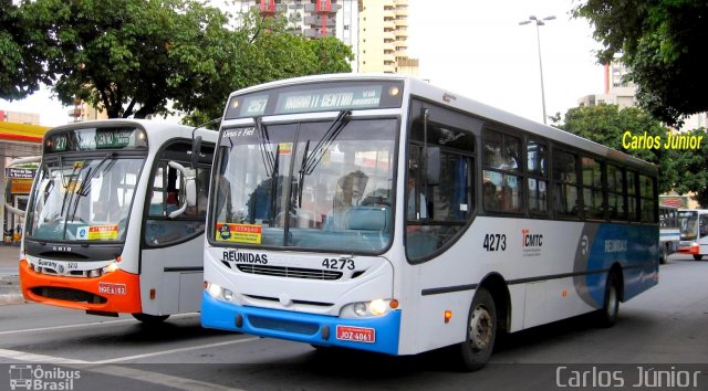 Viação Reunidas 4273 na cidade de Goiânia, Goiás, Brasil, por Carlos Júnior. ID da foto: 1613009.