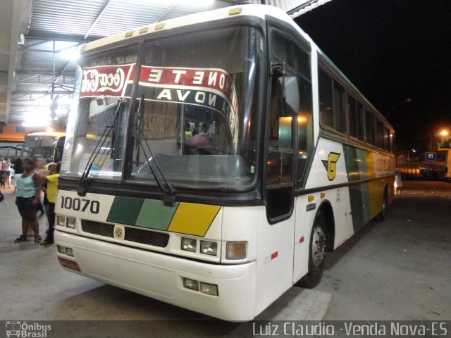 Empresa Gontijo de Transportes 10070 na cidade de Venda Nova do Imigrante, Espírito Santo, Brasil, por Luiz Claudio . Número da foto: #1614096.