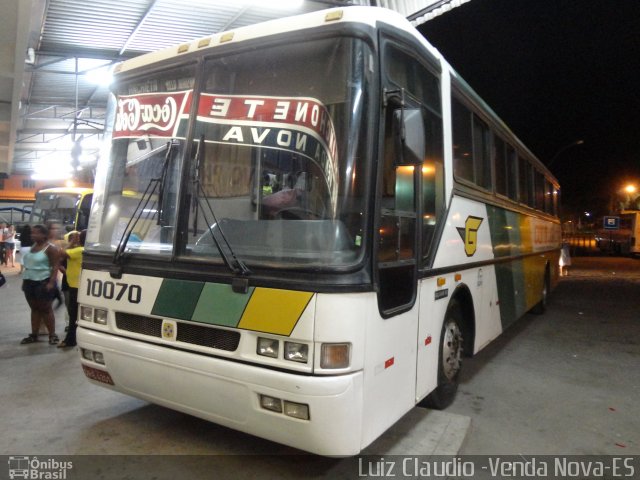 Empresa Gontijo de Transportes 10070 na cidade de Venda Nova do Imigrante, Espírito Santo, Brasil, por Luiz Claudio . ID da foto: 1614096.