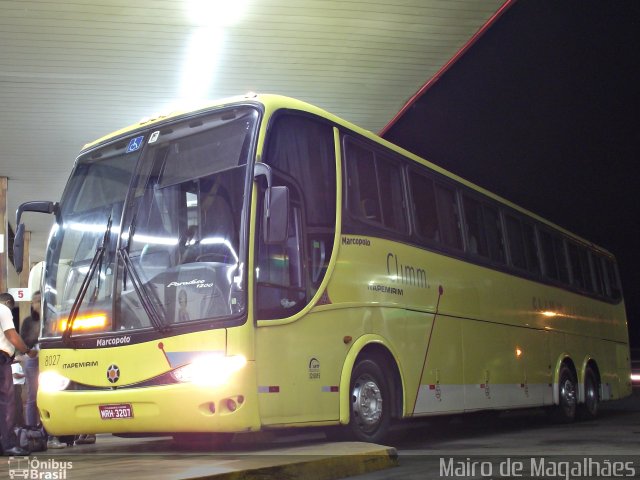 Viação Itapemirim 8027 na cidade de João Monlevade, Minas Gerais, Brasil, por Mairo de Magalhães. ID da foto: 1616016.