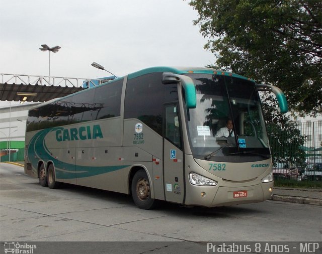 Viação Garcia 7582 na cidade de São Paulo, São Paulo, Brasil, por Cristiano Soares da Silva. ID da foto: 1616001.