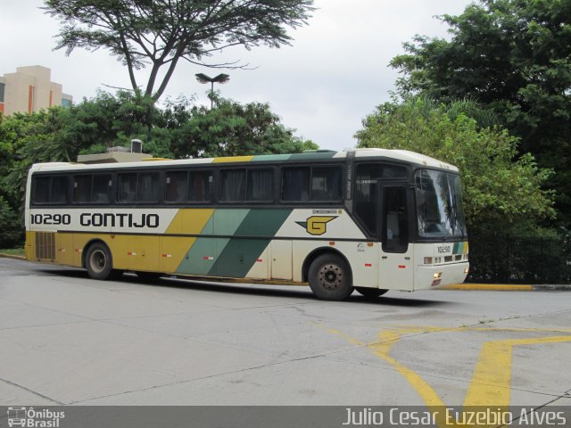 Empresa Gontijo de Transportes 10290 na cidade de São Paulo, São Paulo, Brasil, por Julio Cesar Euzebio Alves. Número da foto: #1615697.