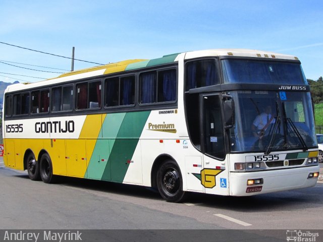 Empresa Gontijo de Transportes 15535 na cidade de Belo Horizonte, Minas Gerais, Brasil, por Andrey Gustavo. ID da foto: 1616159.