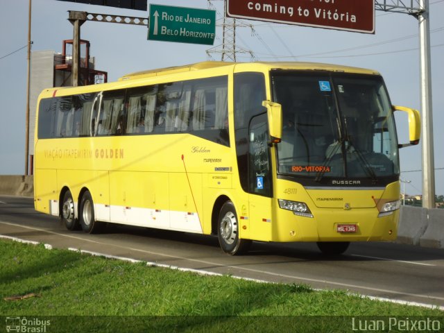 Viação Itapemirim 48111 na cidade de Vitória, Espírito Santo, Brasil, por Luan Peixoto. ID da foto: 1615267.