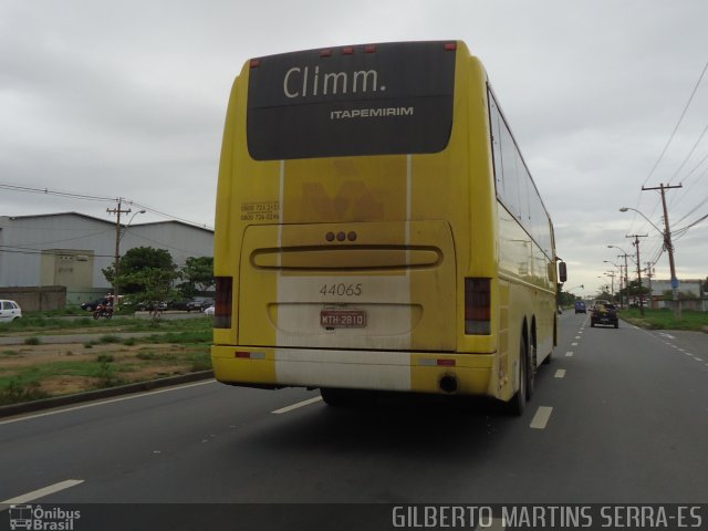 Viação Itapemirim 44065 na cidade de Serra, Espírito Santo, Brasil, por Gilberto Martins. Número da foto: #1615453.