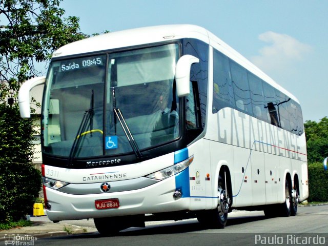 Auto Viação Catarinense 3311 na cidade de São Paulo, São Paulo, Brasil, por Paulo Ricardo. Número da foto: #1618480.