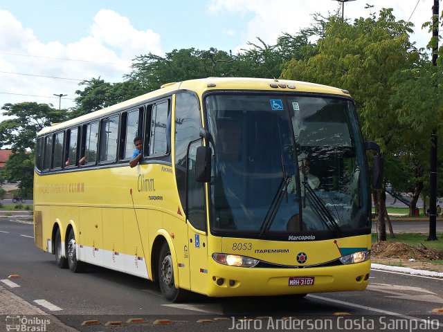 Viação Itapemirim 8053 na cidade de Teresina, Piauí, Brasil, por Jairo Anderson Costa Sampaio. ID da foto: 1618690.